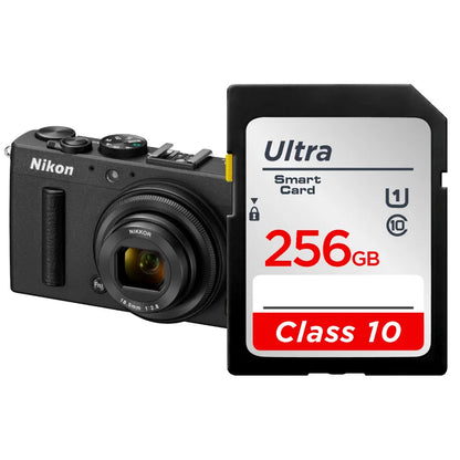 High-Speed SD Memory Card — 16GB/32GB/64GB/128GB/256GB V10 Flash Card for Cameras