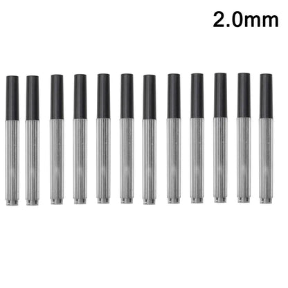 Mechanical Pencil Lead Refill Set 0.3–2.0mm HB – Multi-Size Press Automatic Pencil Leads for Drawing, Painting & Student Stationery