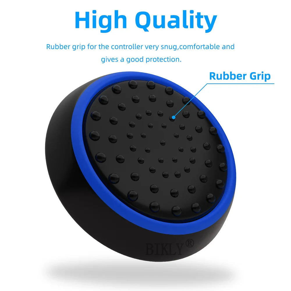 4pcs Luminous Analog Thumb Stick Grip Caps — Controller Covers for PS5, PS4, Xbox 360, Xbox One, Series X & Switch Pro