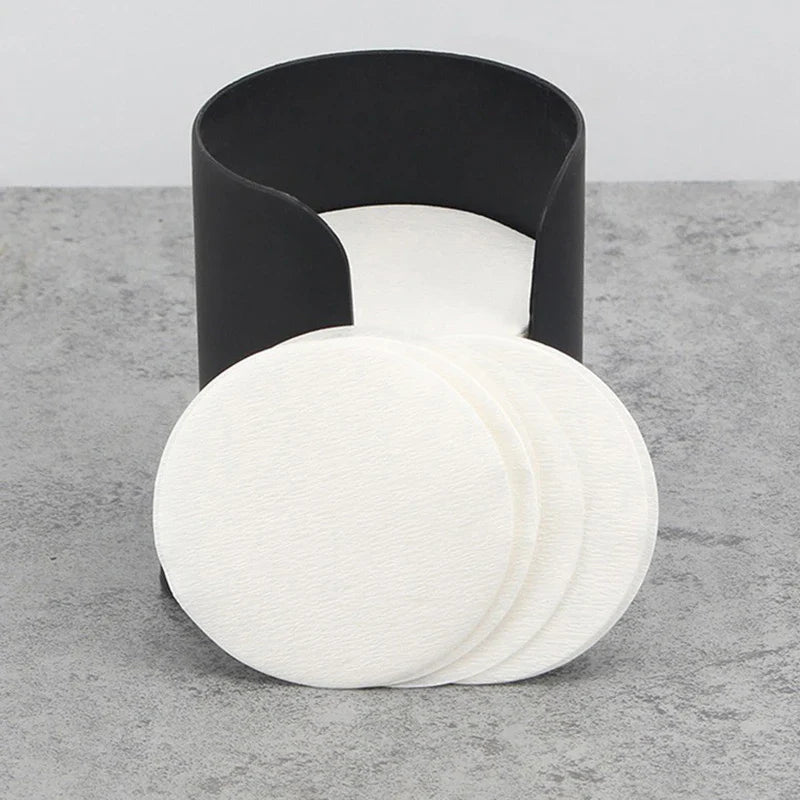 YRP Coffee Filter Paper Holder – 51mm/53.5mm/58.5mm/60mm/64mm Round Filter Paper Organizer Set (100pcs)