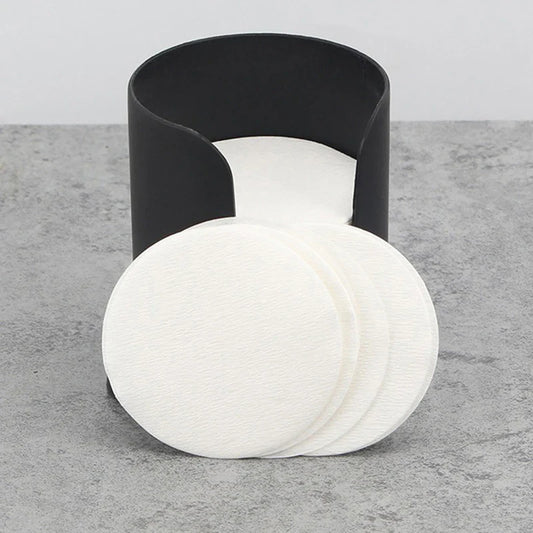 YRP Coffee Filter Paper Holder – 51mm/53.5mm/58.5mm/60mm/64mm Round Filter Paper Organizer Set (100pcs)