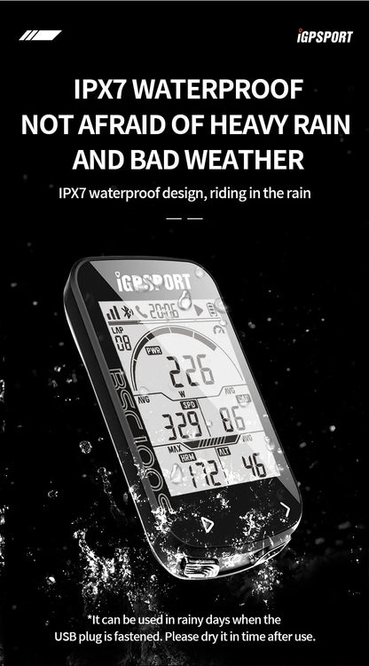 IGPSPORT BSC100S GPS Bike Computer — Wireless Speedometer & Cycling Odometer