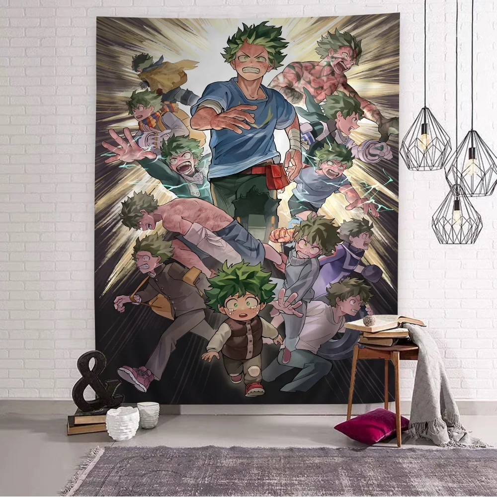 My Hero Academia Anime Tapestry Wall Hanging – Cute Decorative Room Decor for Bedroom, Living Room & Home Interior Styling