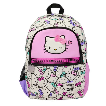 Sanrio Hello Kitty Elementary School Backpack — Ultra-Lightweight Kids Backpack with Pen Box and Lunch Bag, Reduce Burden, Perfect Gift for Girls