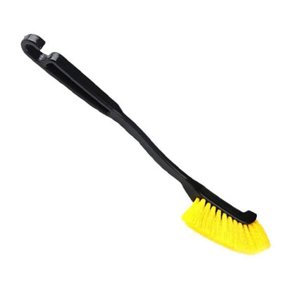 Car Wheel & Tire Rim Brush — Curved, Flexible Deep Cleaning Tool for Truck and Car Wheel Hubs