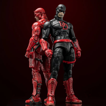 FlefToys Marvel Daredevil Action Figure — 8" Classic Red Shadowland Reborn Black, Devil Defenders Matt Murdock Legends In Stock