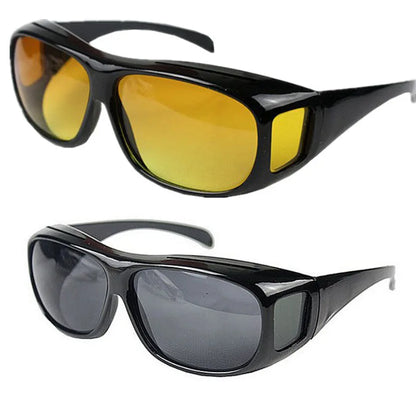 Night Driving Vision Glasses – Polarized Anti-Glare Yellow Lens Sunglasses | Fashion Multifunction Night Vision Eyewear for Safe Driving