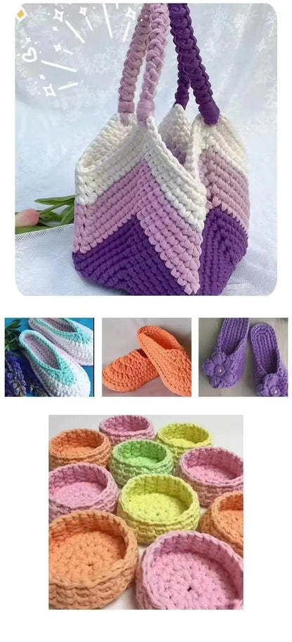 50g Genuine Cotton Yarn - Easy-to-Use Crochet Yarn for Beginners, Hand Knitting & DIY Projects (Scarves, Blankets, Hats, Clothes)
