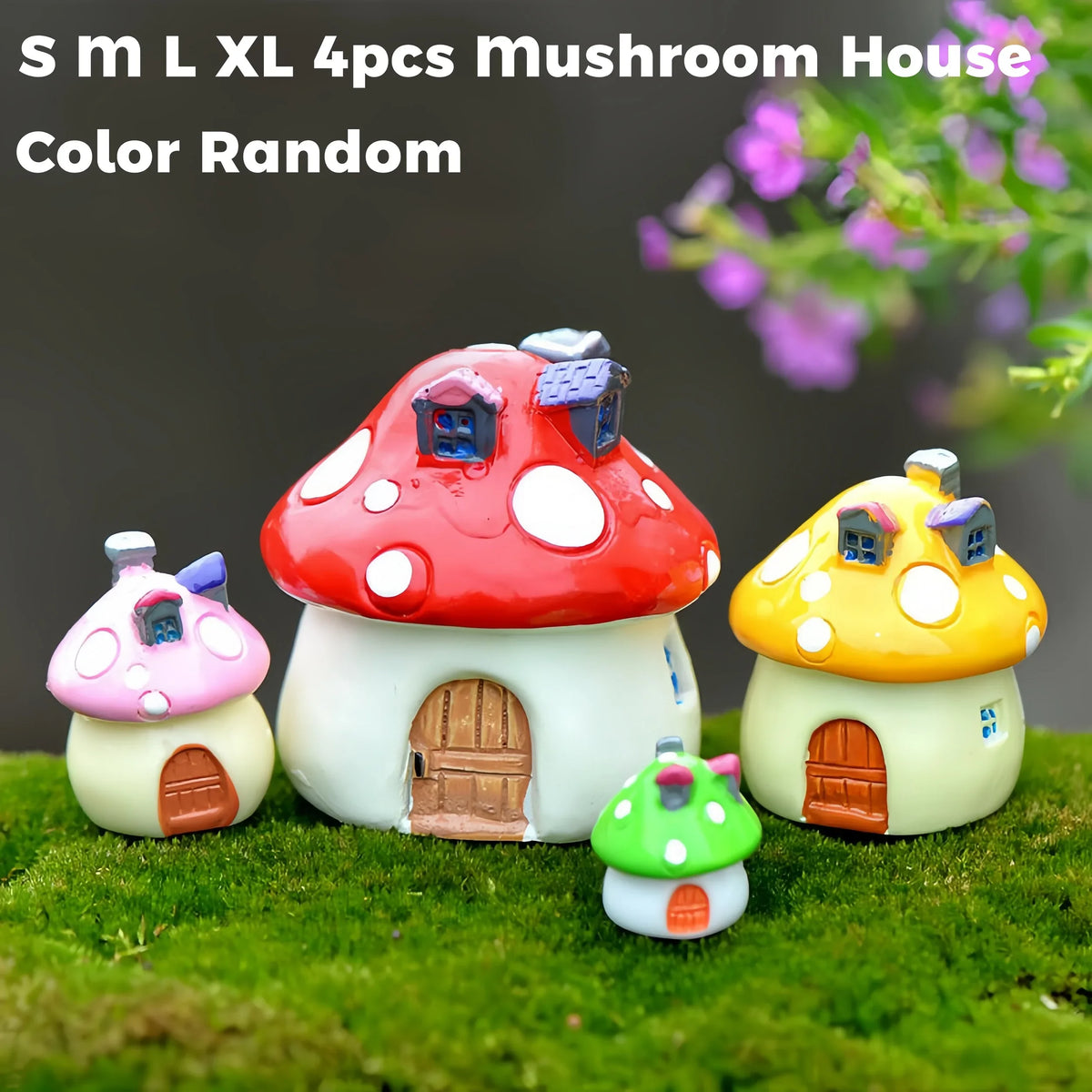 DIY Fairy Garden Miniature Figurines - Garden Pot, Dollhouse & Landscape Decorations