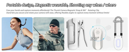 4K UHD Mini Vlog Camera – Wireless WiFi Sports Action Pocket Camcorder
