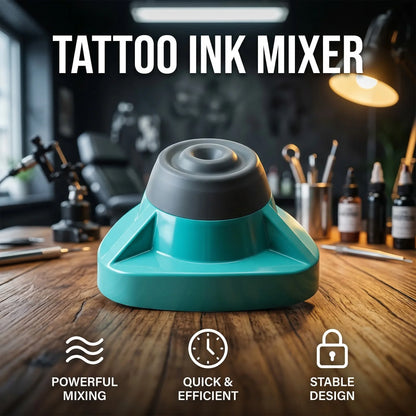 Vortex 10000RPM Tattoo Ink & Nail Polish Mixer – High-Speed Pigment Shaker Machine with US/EU Plug for Salon & Studio Use