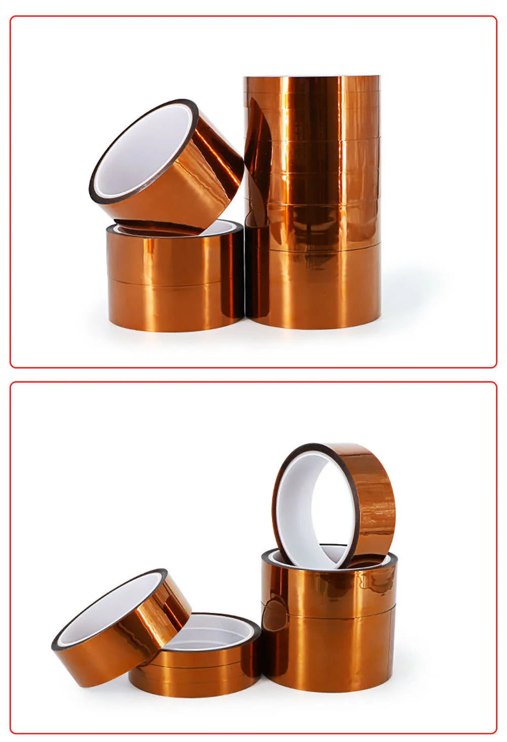 High-Temperature Polyimide BGA Kapton Tape – 33M Thermal Insulation Adhesive for Electrical & 3D Printing Protection