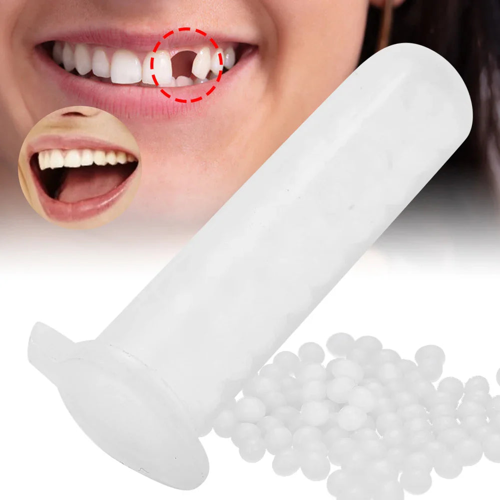 20g Temporary Tooth Repair Bead – Food Grade Plastic Dental Filling Material for Broken Teeth & Dentures