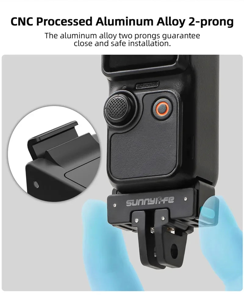 DJI Osmo Pocket Quick Release Adapter - 1/4 Screw Mount Extension Bracket Accessory