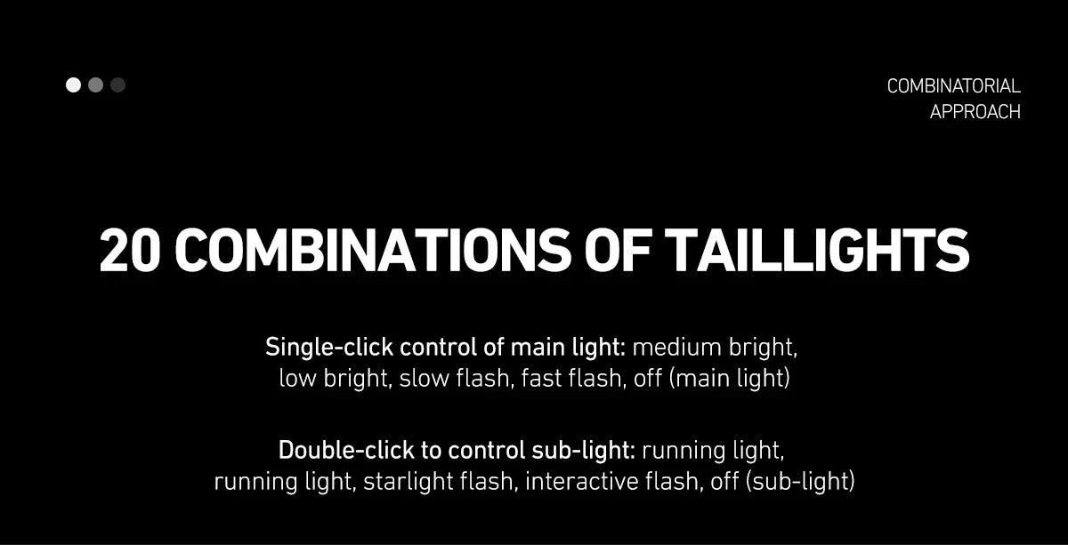 CYCLAMI CY300T Smart Bicycle Brake Sensing Light — Waterproof Front & Rear MTB Road Bike Light Accessory