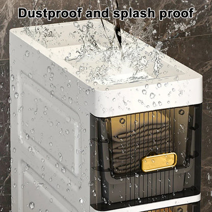 Narrow Toilet Storage Cabinet – 4/5 Tier Waterproof Corner Shelf & Crevice Side Rack