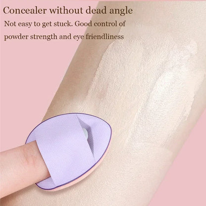 3/10PCS Mini Cosmetic Cushion Puffs – Professional Finger Puffs for Foundation & Concealer Makeup