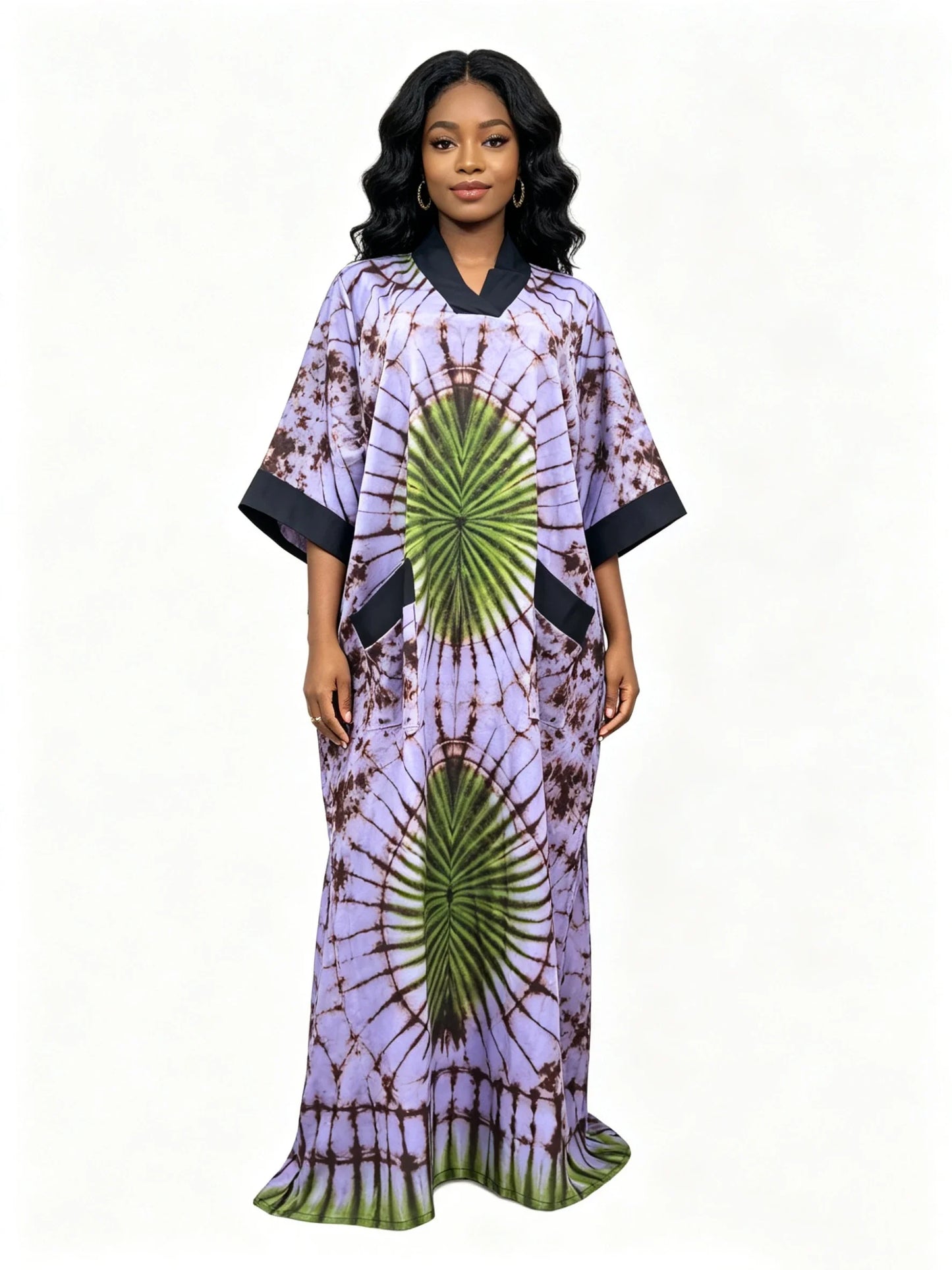 African Dashiki Maxi Dress for Women - Elegant Ankara Abaya Summer Spring Autumn African Outfit 2026