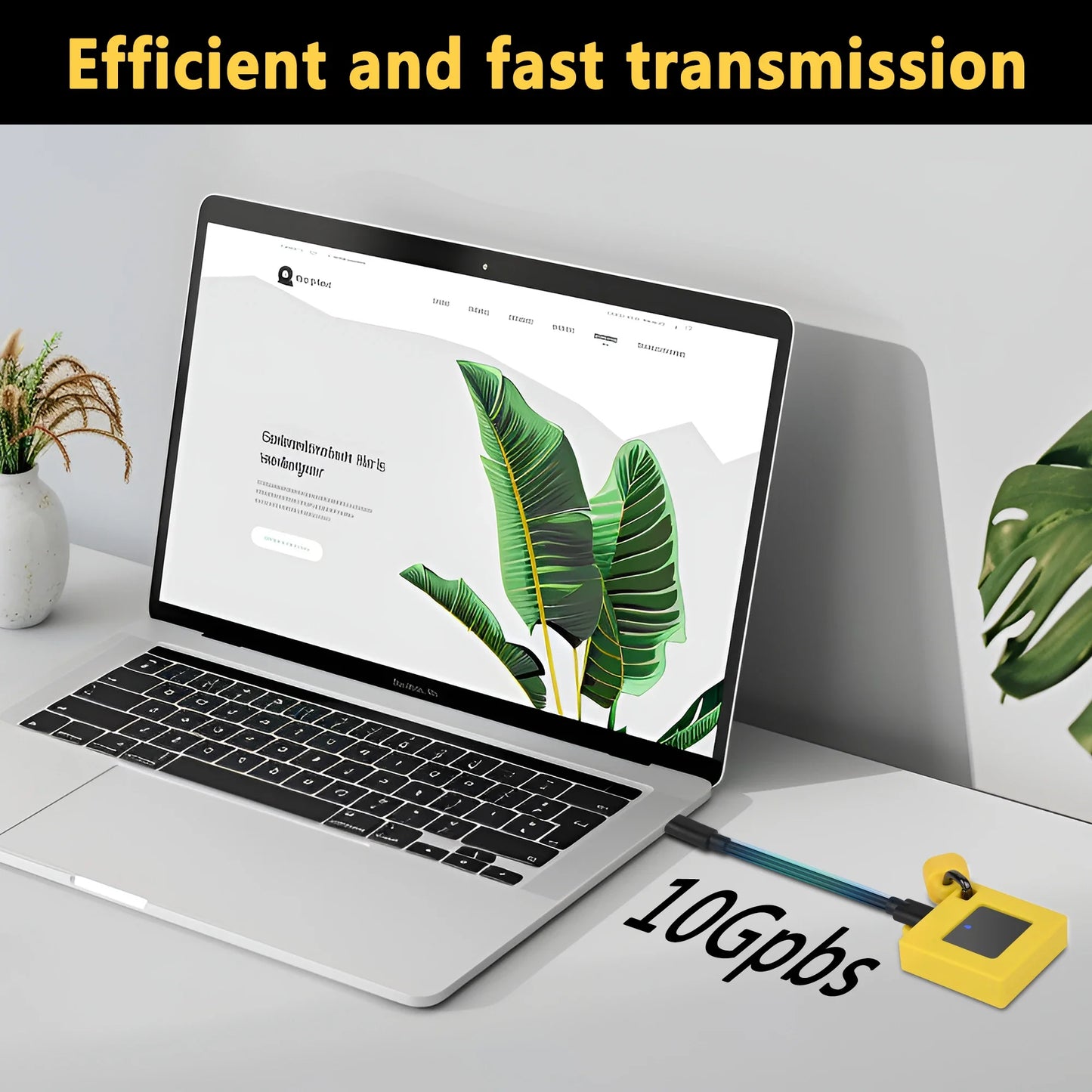 Magnetic Mini M.2 NVMe 2230 SSD Enclosure — Type-C USB 3.2 Gen 2 10Gbps Case for 2TB PCIe Solid State Drive