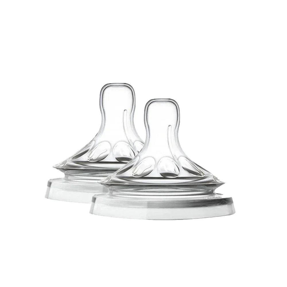 Silicone Baby Bottle Nipple - 5.5cm Wide Mouth Natural Shape, Soft & Easy-Clean Feeding Accessory