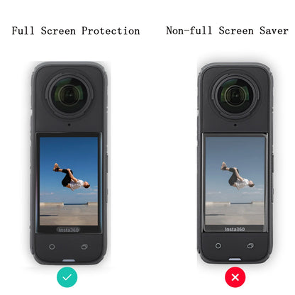 Insta360 X4 Lens Guards, Storage Bag & Screen Protector Film – Anti-Scratch Camera Accessories for Insta360 X4