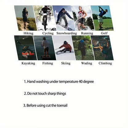 Waterproof Hiking Socks – Breathable Outdoor Winter Socks for Wading, Camping, Skiing, and Snow Riding