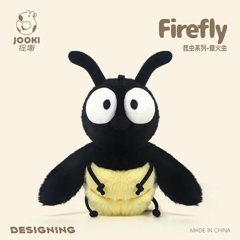 Insect Series Plush Toys – Cute Realistic Dragonfly, Bee, Cockroach & Firefly Stuffed Animals for Kids