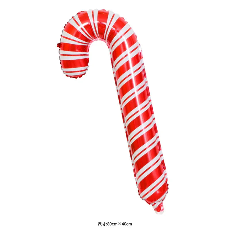 Merry Christmas Foil Balloon Set – Santa Snowman Christmas Tree Elk Cartoon Party Decorations Supplies