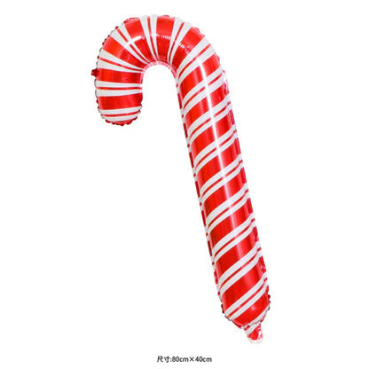 Merry Christmas Foil Balloon Set – Santa Snowman Christmas Tree Elk Cartoon Party Decorations Supplies