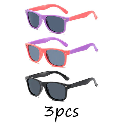 Children’s Colorful Sunglasses – UV Resistant Summer Shades for Boys & Girls