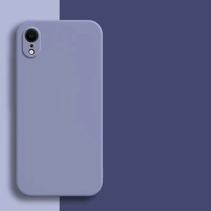 Original Liquid Silicone Case for iPhone - Shockproof TPU Protective Back Cover for X, XR & XS Max