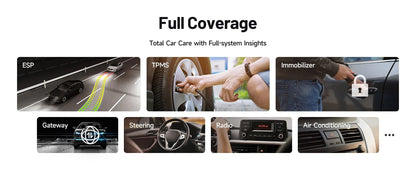 TOPDON Carpal OBD2 Scanner – All-System Vehicle Diagnostic Tool with Health Check, Smog & Battery Test for iOS & Android Bluetooth 5.0