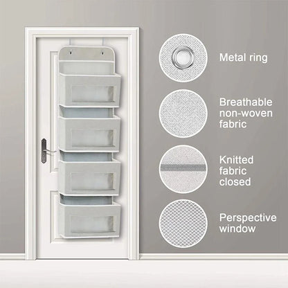 Space-Saving Non-Woven Storage Bag - Wall Hanging Wardrobe Organizer for Baby Diapers, Closet, Dorm, Bath & Kitchen Essentials