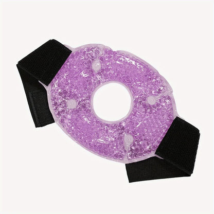 Silver-Purple Cooling Knee Brace — Adjustable Hot & Cold Ice Pack for Knee Pain and Injuries