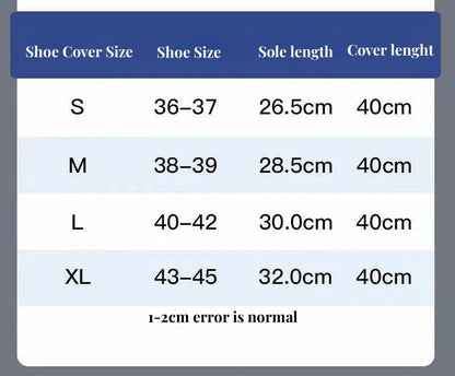 Black Waterproof Rain Boot Covers – High-Top Shoe Covers with Reflector for Motorcycle, Bike & Outdoor Use (Men & Women)