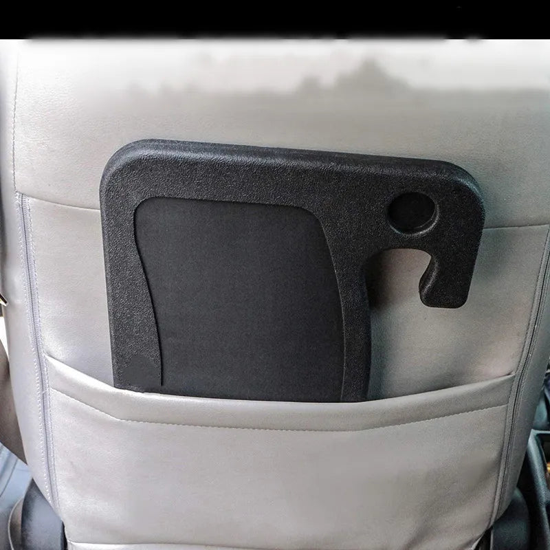 Portable Car Laptop Desk Mount: Steering Wheel Dining Table Bracket for Eating, Working, and Drinking - Convenient Tray Board