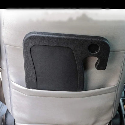 Portable Car Laptop Desk Mount: Steering Wheel Dining Table Bracket for Eating, Working, and Drinking - Convenient Tray Board