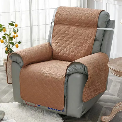 Solid Color Recliner Sofa Cover – Anti-Slip Pet & Kid Proof Chair Slipcover Furniture Protector for Armchair & Recliner Anti-Wear Use