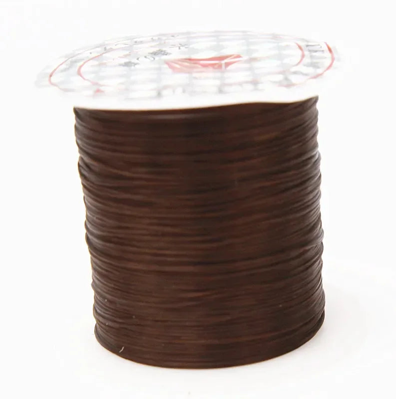 10M Strong Elastic Crystal Beading Cord – 1mm Stretch Thread for DIY Bracelets, Necklaces & Jewelry Making
