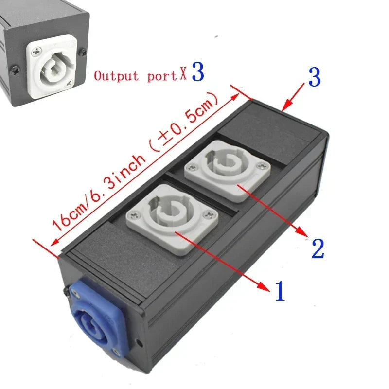Chassis Light Connector – LED Power Connector AC Coupler Adapter Extender, NAC3MPA/NAC3MPB Aviation Socket 1-13AC