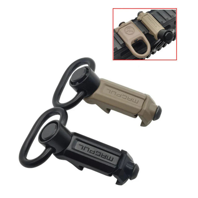 Metal Strap Buckle QD Sling Swivel – 20mm Picatinny Rail Mount for Mlok Gun Accessories