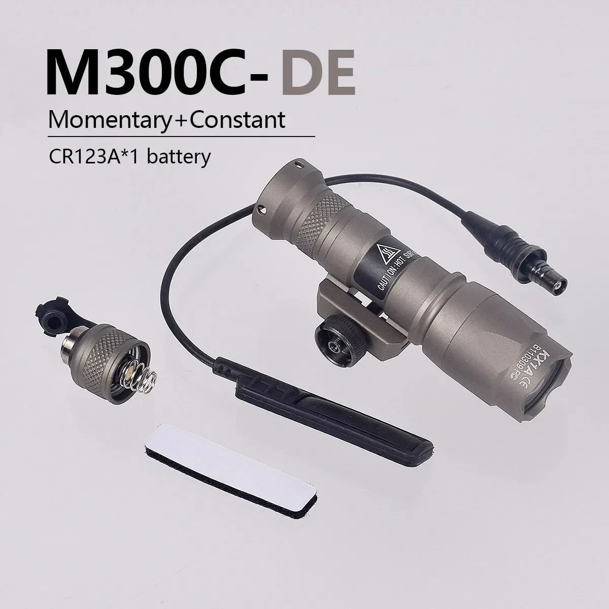 SureFire M600C/M600/M300/X300 Tactical Scout Light — Rifle Flashlight with Momentary Pressure Switch, US Warehouse
