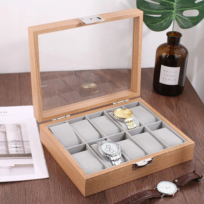 WellZone 2024 Bamboo Watch Box — Eco-Friendly Chinese Style Fashionable Watch Storage Case