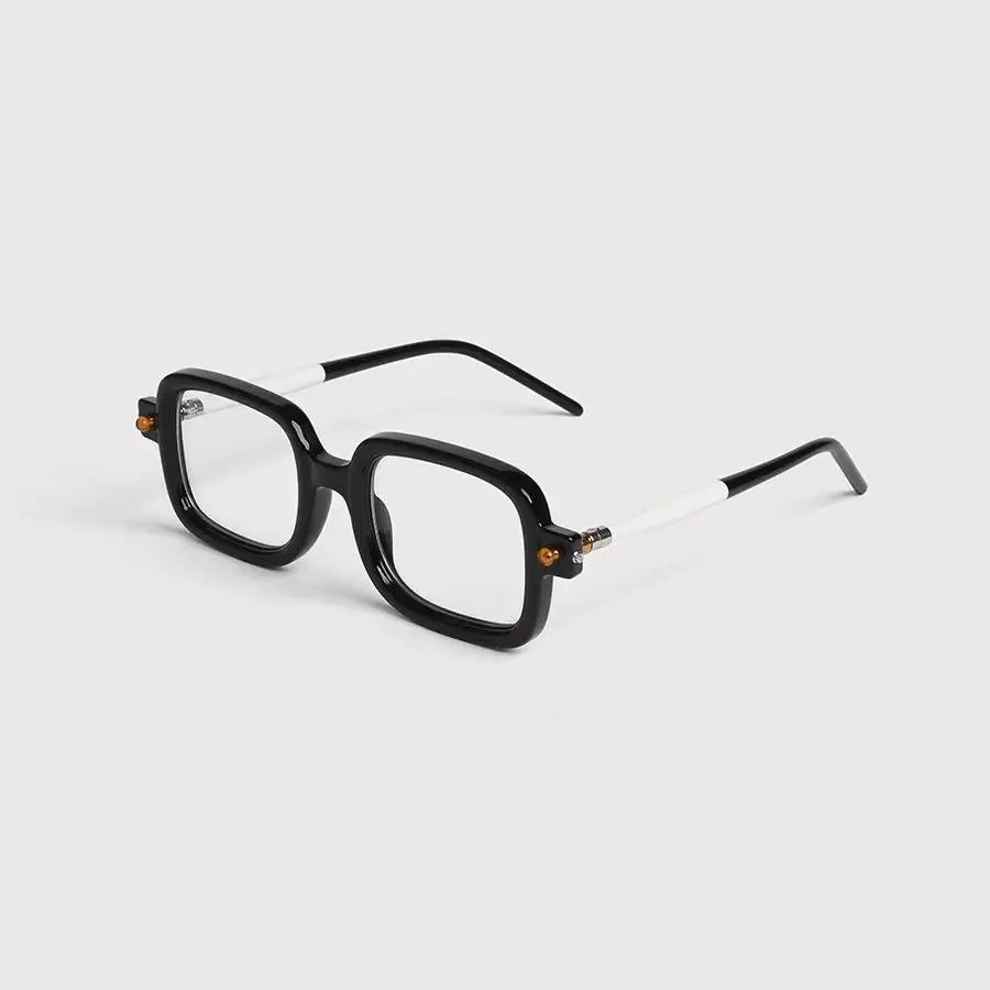 Wide Frame Reading Glasses for Men & Women – Thick Blue Light Blocking Eyewear for Elderly, High-Grade Genuine