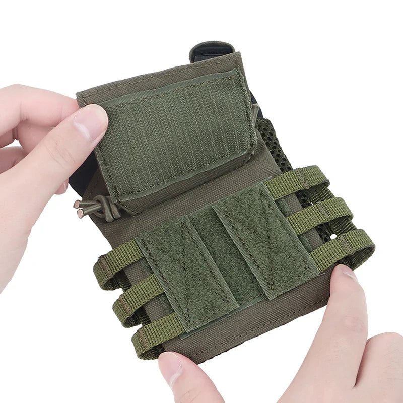 Mini Tactical Beer Bottle Vest Cover – Molle Vest Drink Holder for Dolls & Miniature Sets