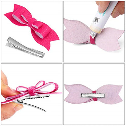 20-50PCS Metal Alligator Hair Clips – Single Prong Duckbill Curl Clips with Teeth for DIY Hair Styling Accessories