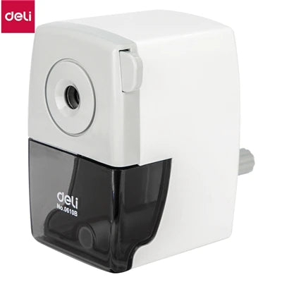 DELI Rotary Pencil Sharpener – Office & School Table Cutter Stationery Tool