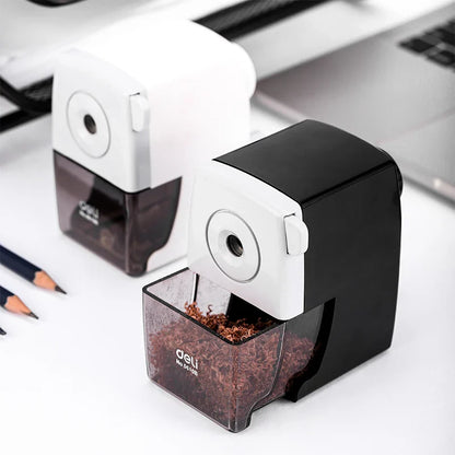 DELI Rotary Pencil Sharpener – Office & School Table Cutter Stationery Tool