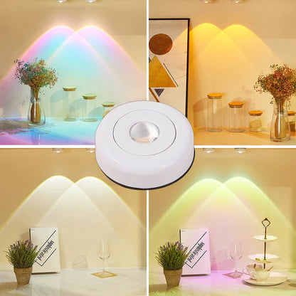 Wireless Sunset Lamp Night Light Projector – LED Wall Lamp for Home Decoration, Ideal for Room, Kitchen, and Bedroom