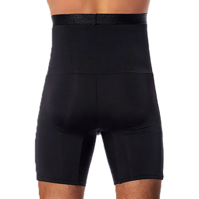 Men's Slimming Waist Trainer - High Waist Compression Body Shaper Underwear for Abdomen and Belly Control Shorts